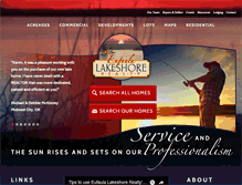 Tablet Screenshot of eufaulalakeshorerealty.com